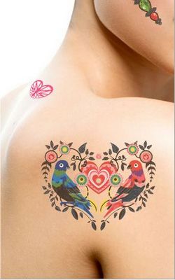 N054 sexy body art tattoos